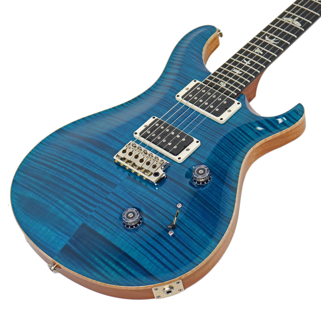 2016 PRS Paul Reed Smith Custom 24 Ten Top Peacock Blue w/ Rosewood Neck