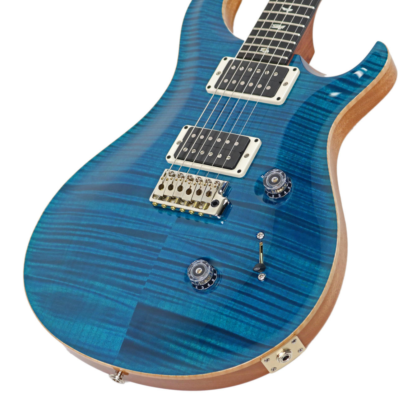 2016 PRS Paul Reed Smith Custom 24 Ten Top Peacock Blue w/ Rosewood Neck