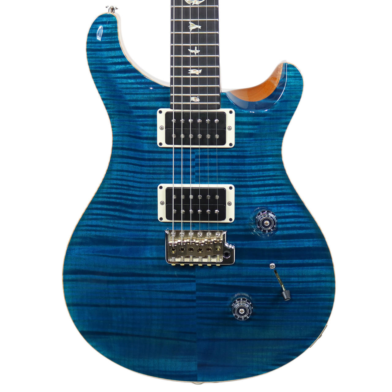 2016 PRS Paul Reed Smith Custom 24 Ten Top Peacock Blue w/ Rosewood Neck