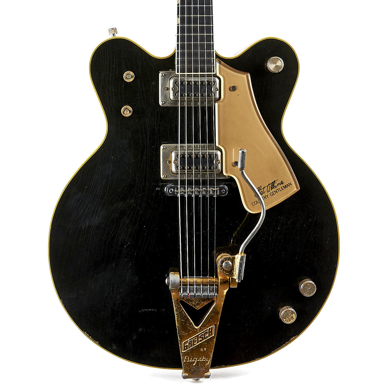 Vintage Gretsch 7670 Chet Atkins Country Gentleman Custom Black