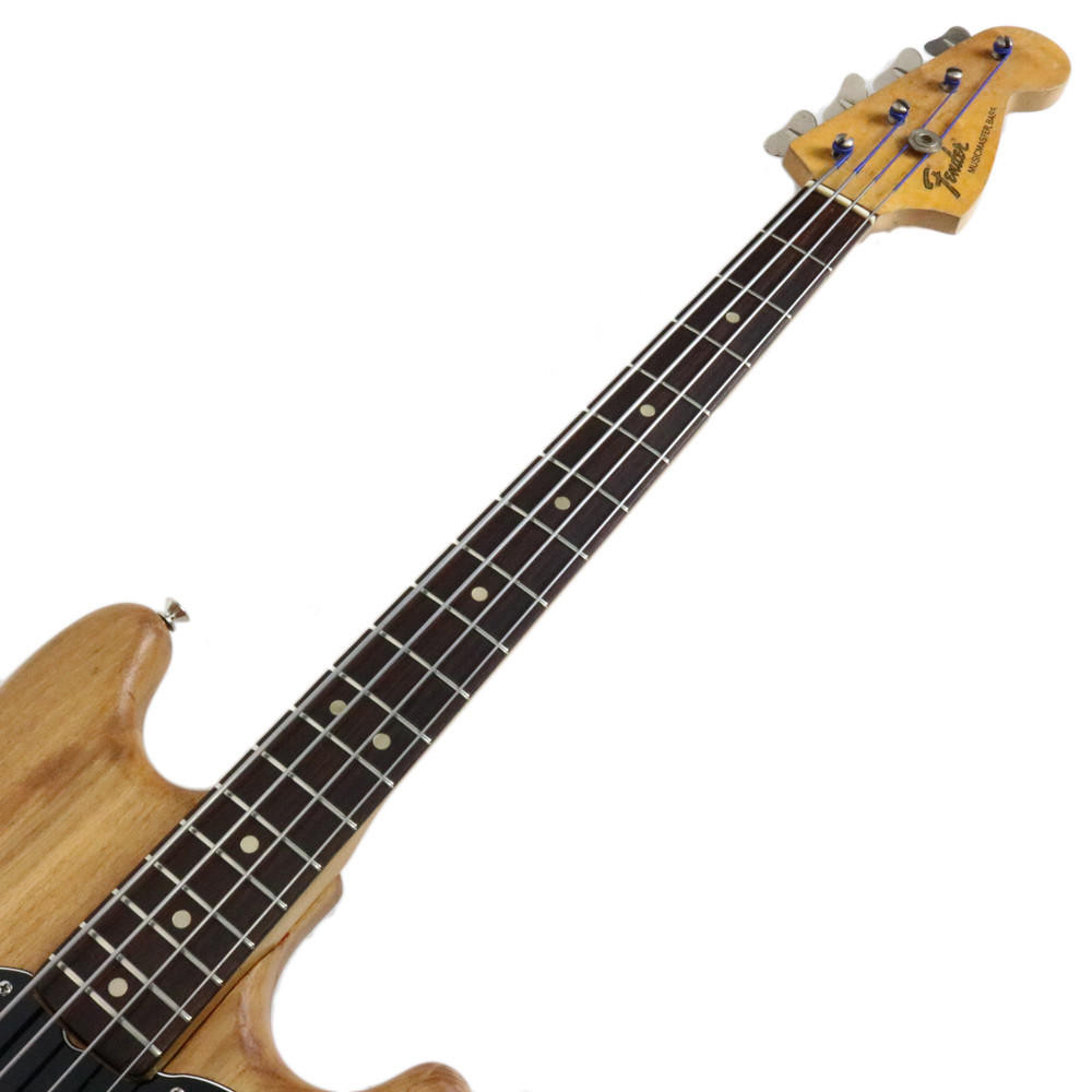 Vintage 1975 Fender Musicmaster Electric Bass Guitar Stripped