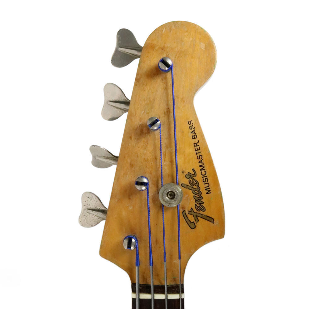 Fender USA Musicmaster Bass 1975年製 希少 Vintage 1975 Fender Musicmaster Electric Bass Guitar Stripped