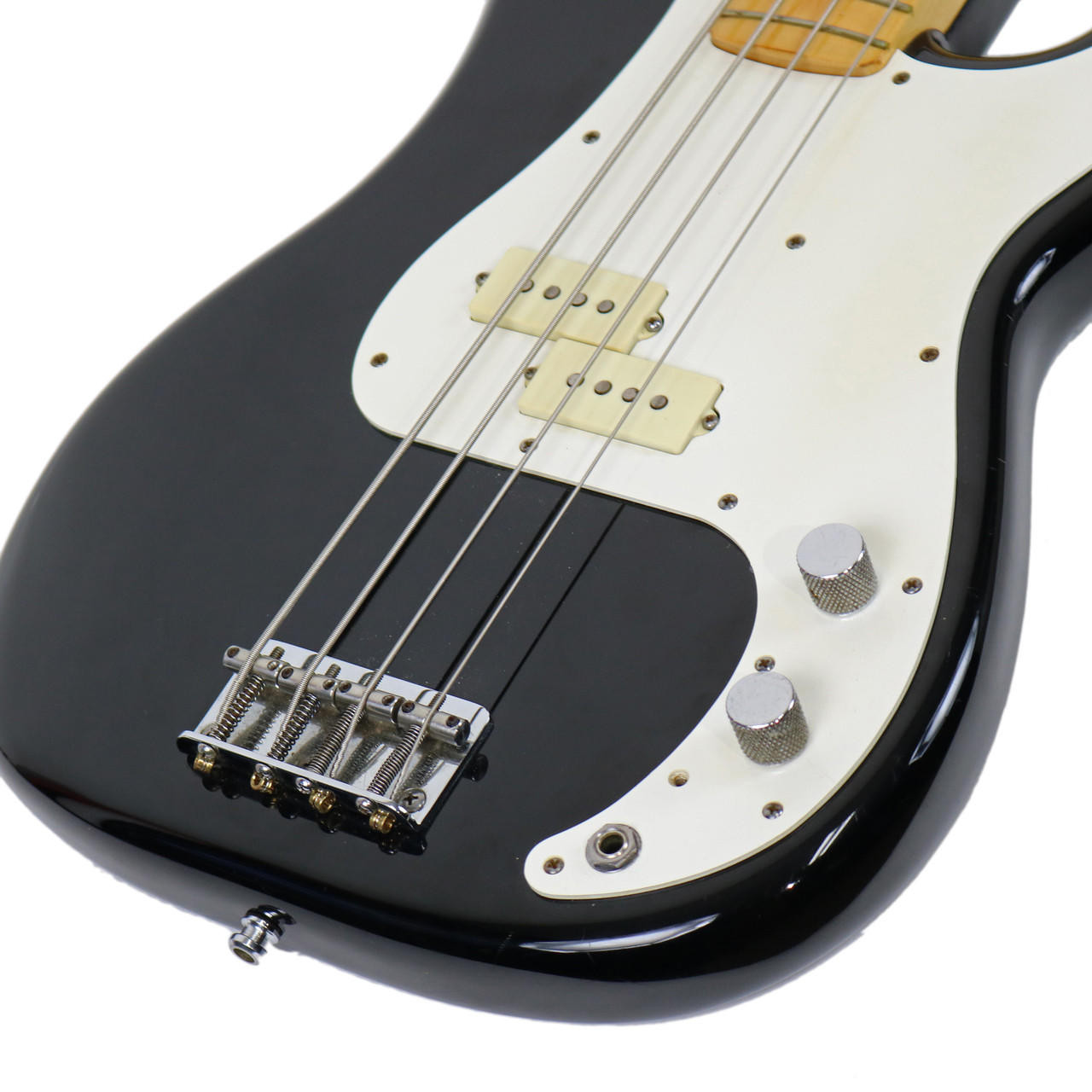 Vintage 1984 Fender Precision Bass Black Finish | Cream City
