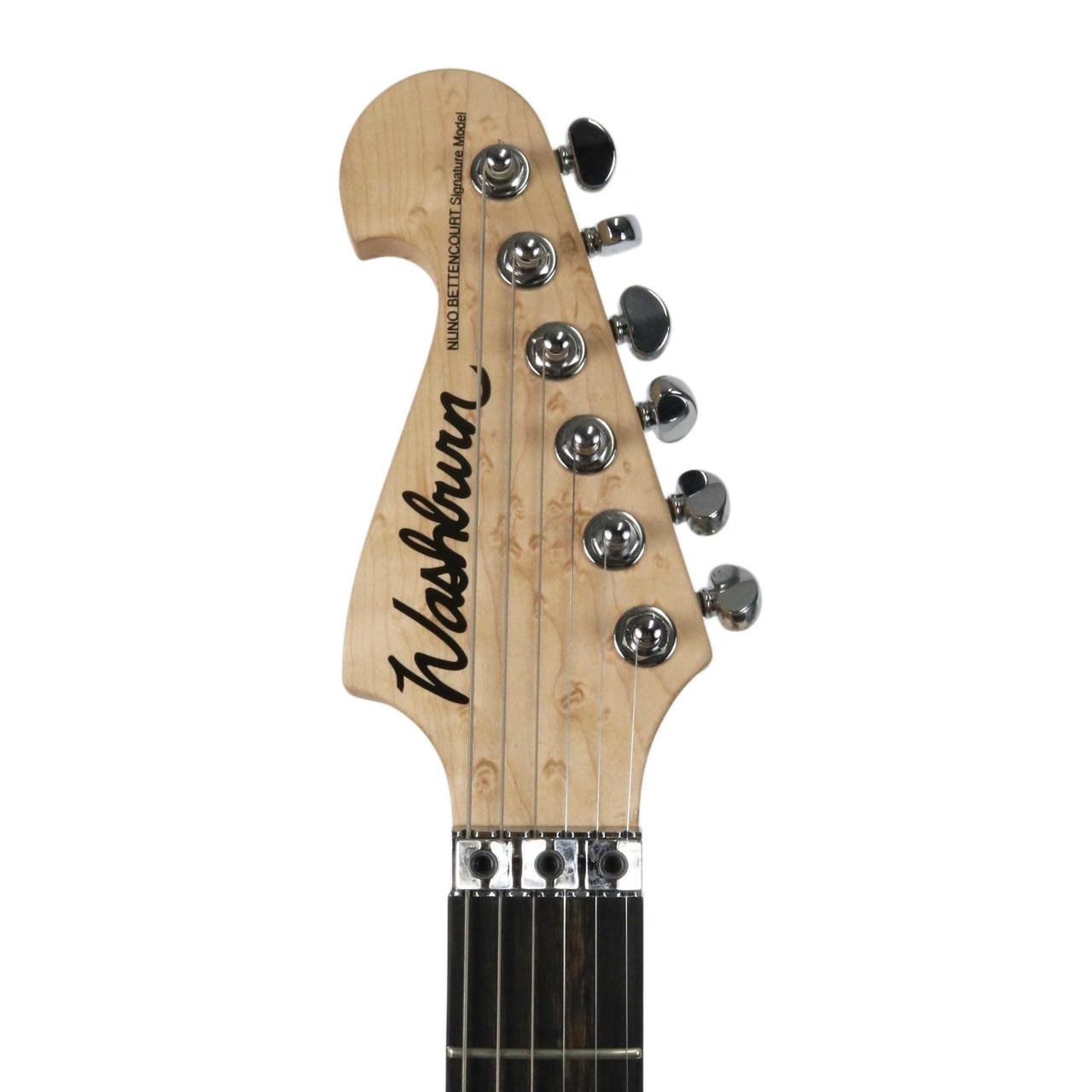 Washburn N4ブラック ヌーノ・ベッテンコート シグネーチャーモデル 