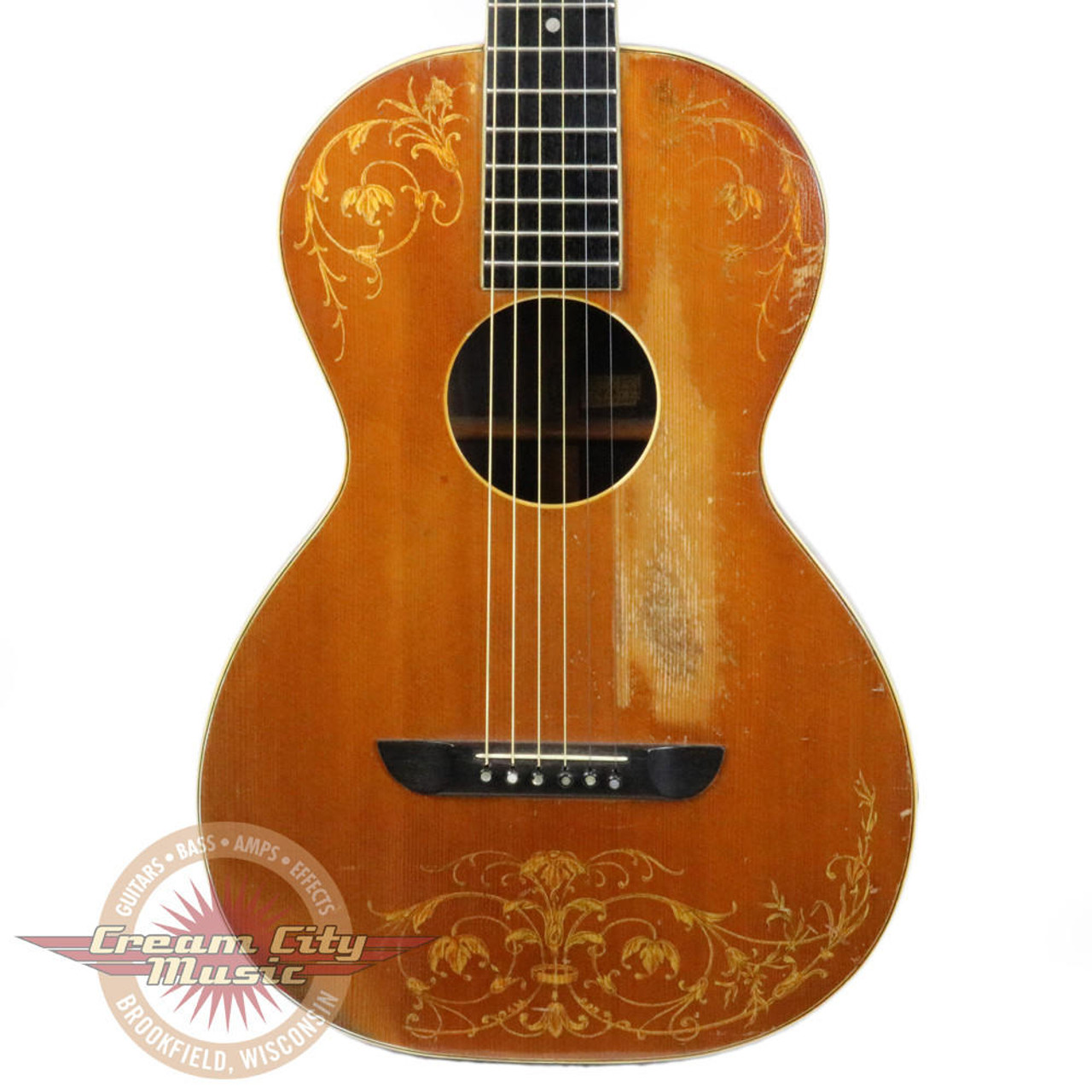 G.E. Smith's Vintage 1920's Washburn Lyon & Healy Style A Parlor Guitar