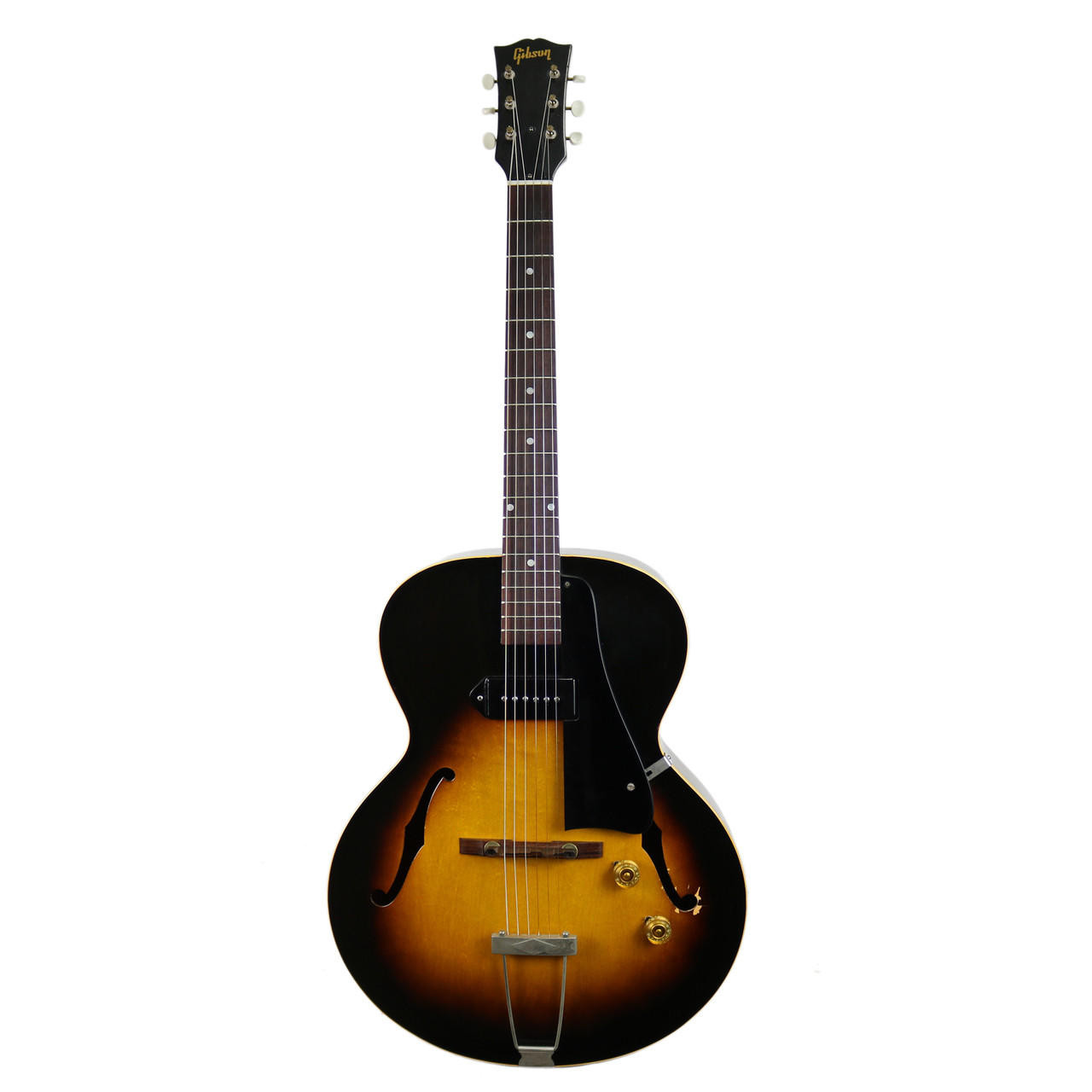 Vintage 1954 Gibson ES-125 Hollow Body Electric Guitar Sunburst