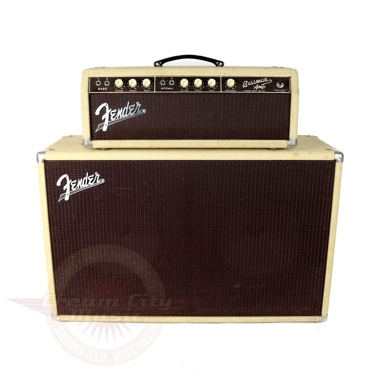 G.E. Smith's Vintage 1963 Fender Bassman 50W 2x12 Piggyback Amp