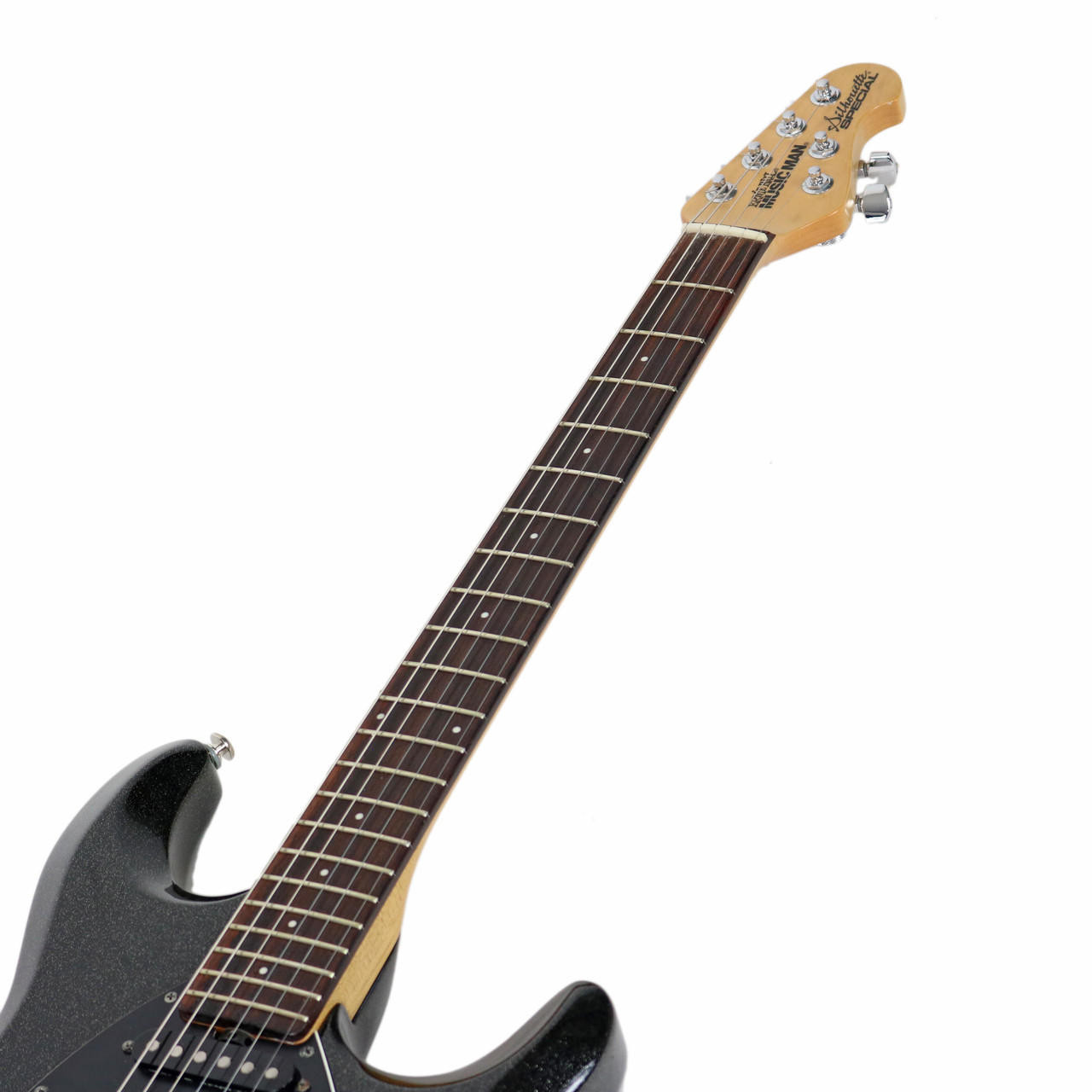 2002 Ernie Ball Music Man Silhouette Special Black Sparkle | Cream