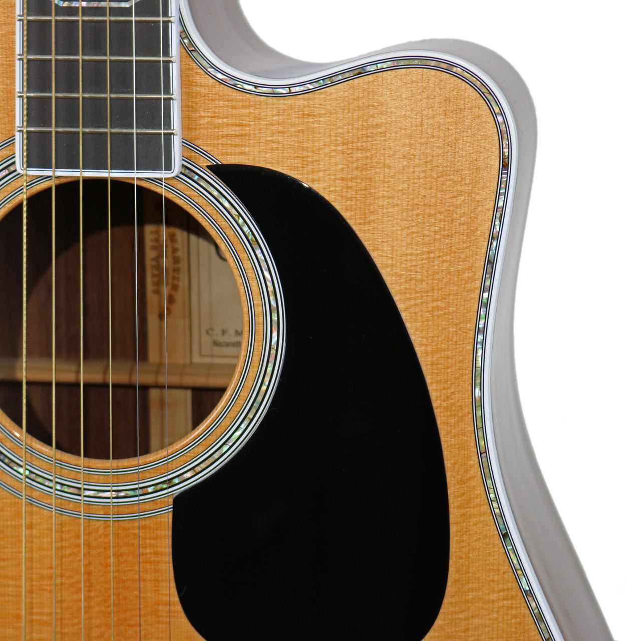 2008 Martin DC Aura Acoustic Electric Guitar Natural Cream City Music
