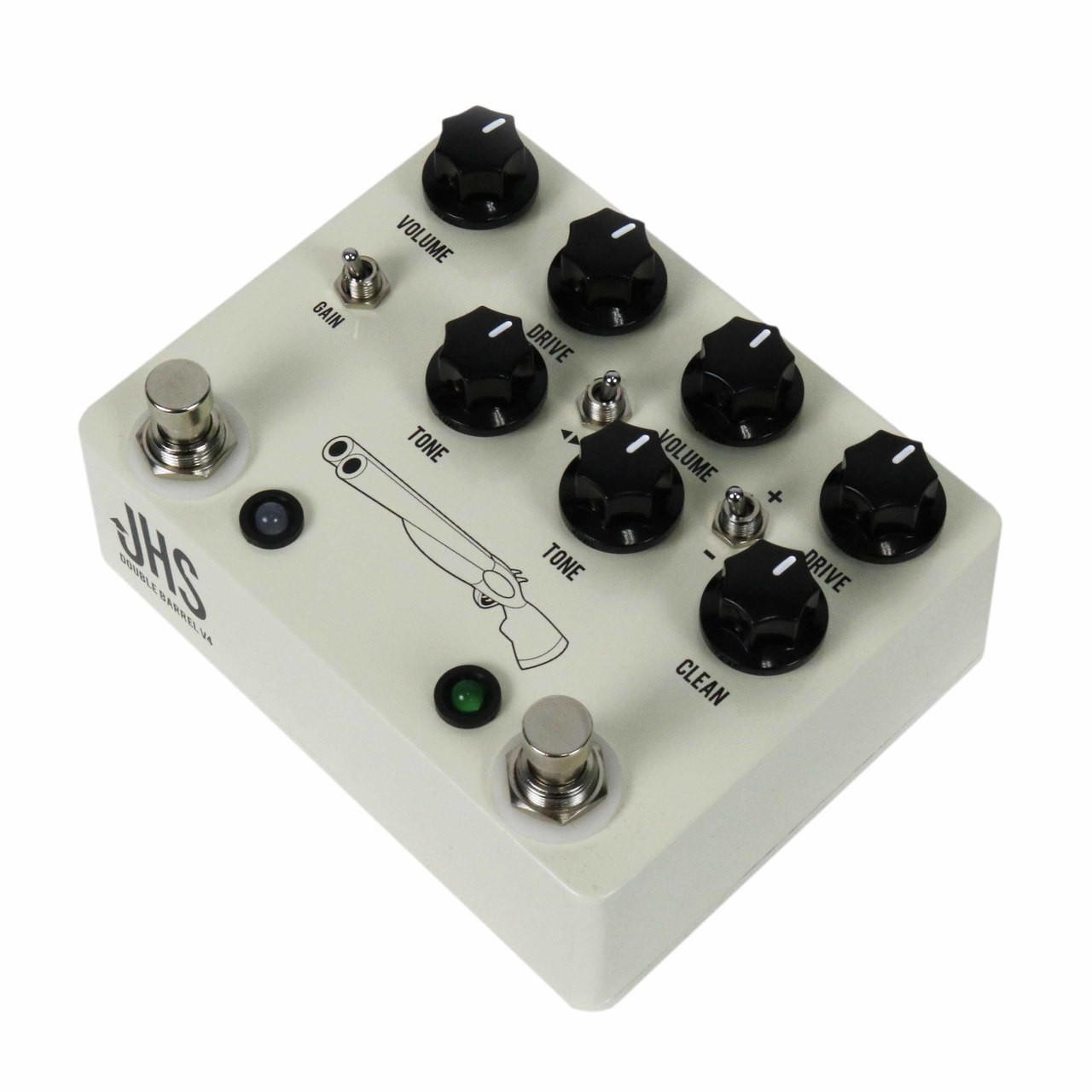 JHS Pedals Double Barrel V4 2 in 1 Overdrive Pedal | Cream City Music