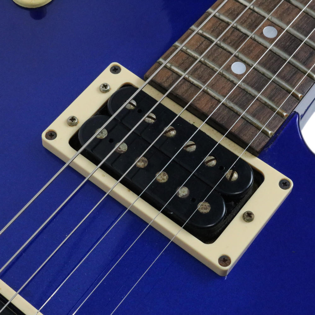 Vintage 1980 Ibanez Iceman Electric Guitar Blue Finish