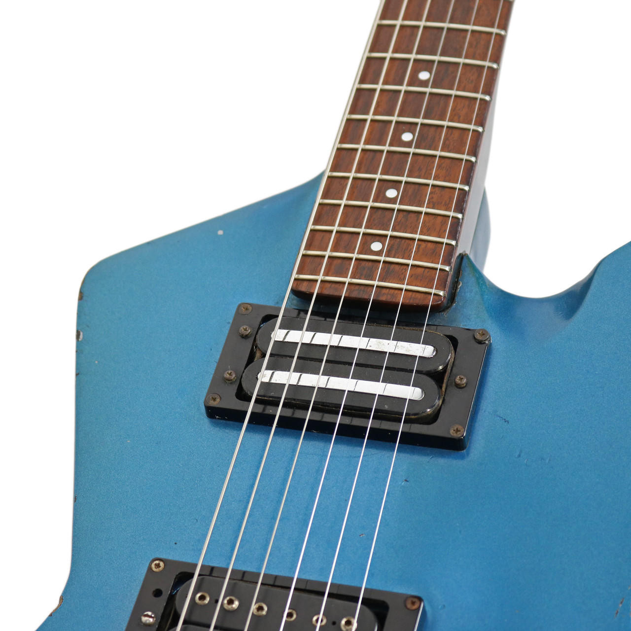 Vintage 1984 Ibanez X Series Destroyer Blue Finish | Cream