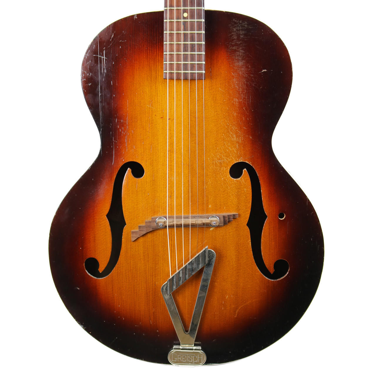 Vintage 1954 Gretsch 6050 New Yorker Archtop Acoustic Guitar