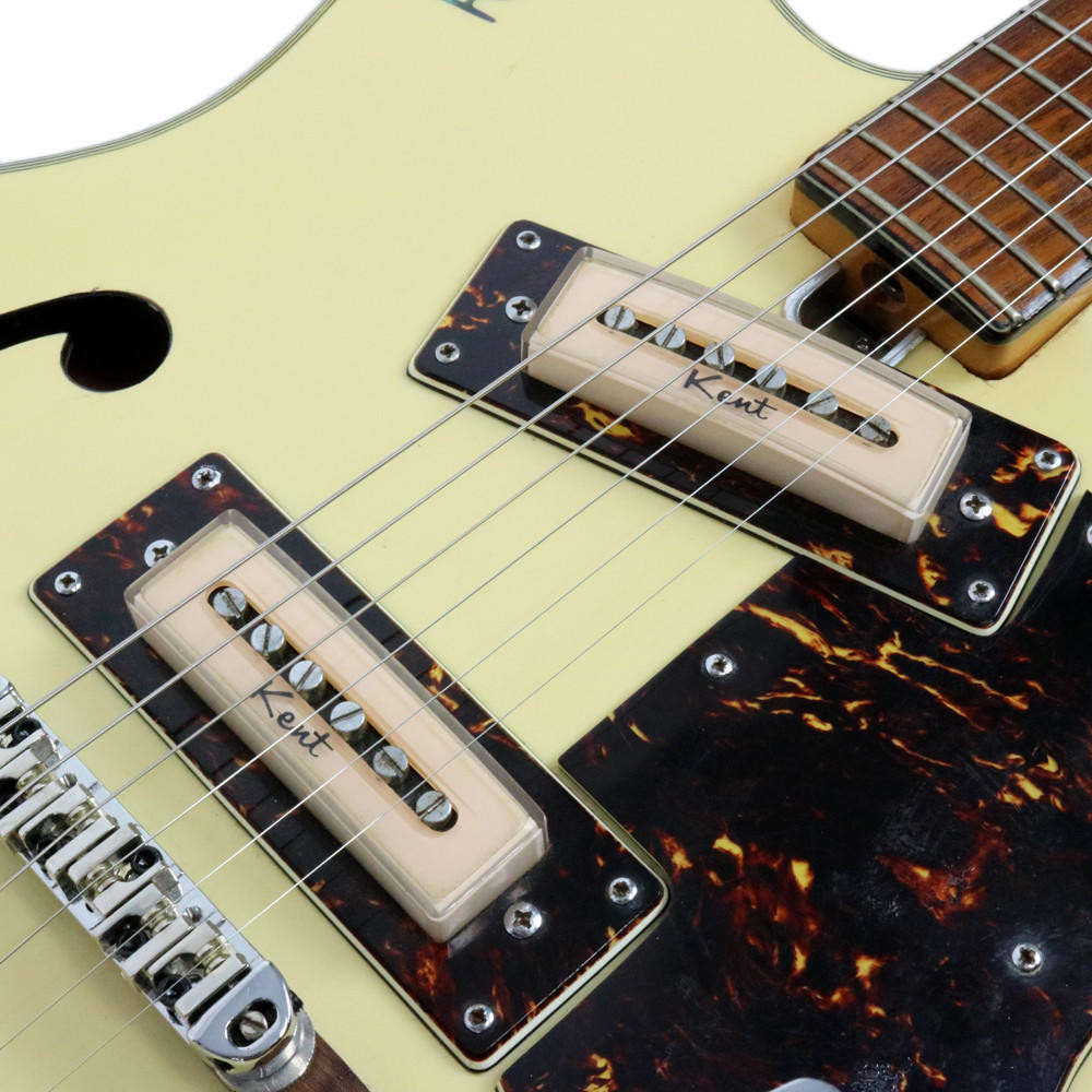 Vintage 1960's Kent Model 820 Electric Guitar Cream Finish | Cream