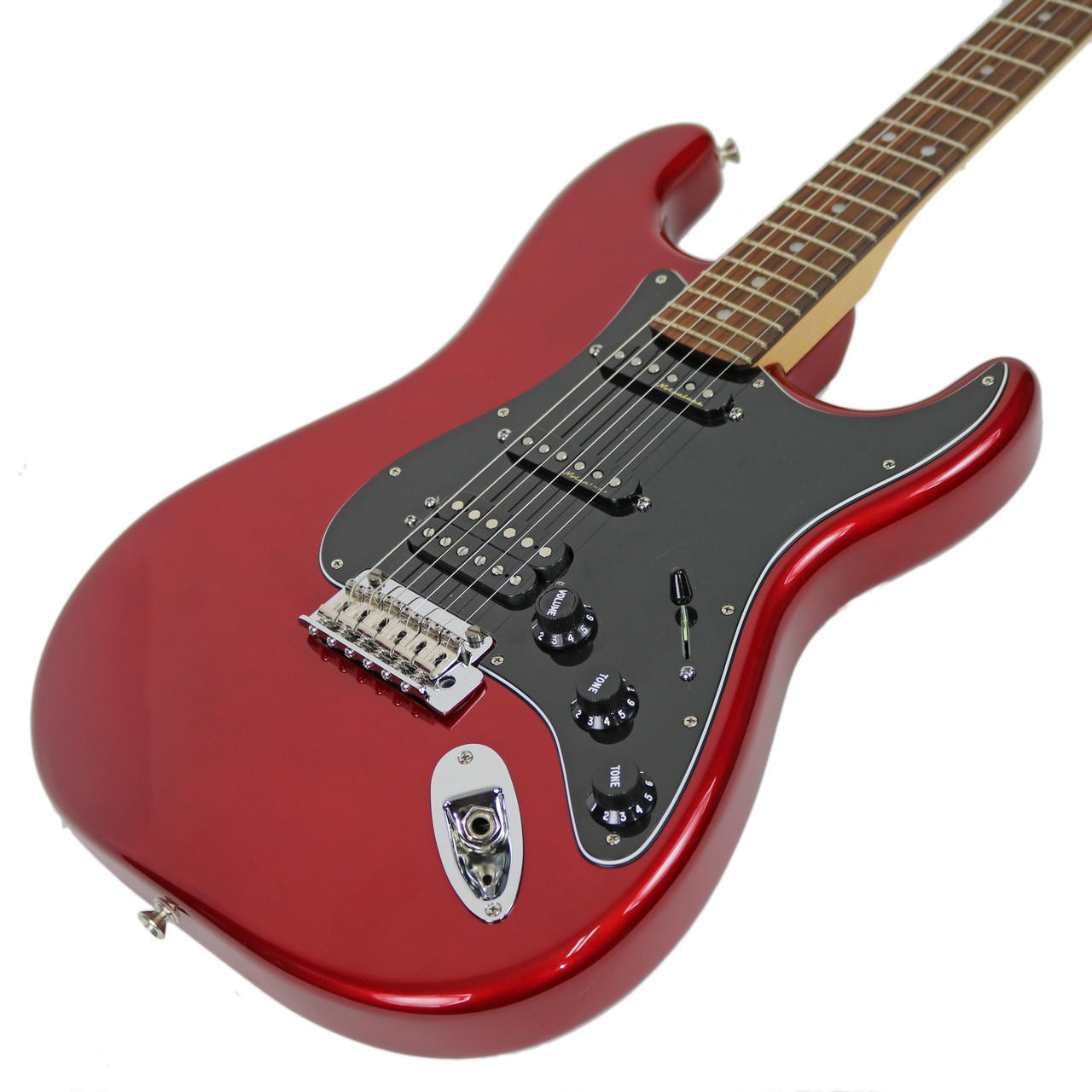 2016 Fender Deluxe Stratocaster Candy Apple Red | Cream City