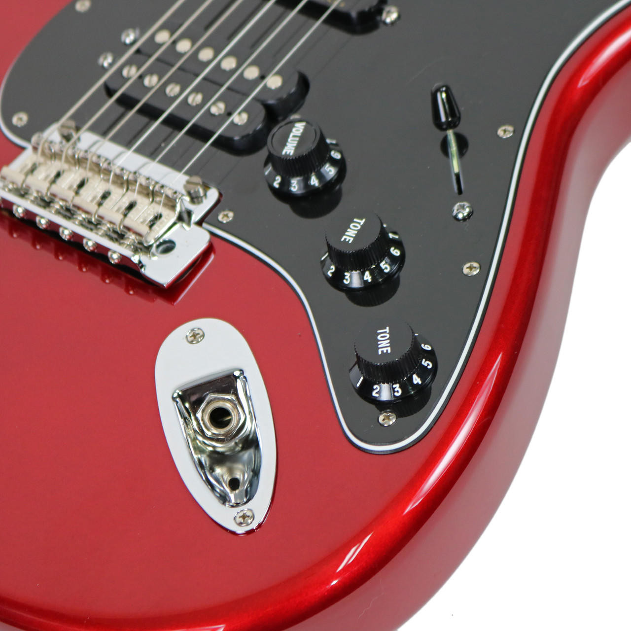 2016 Fender Deluxe Stratocaster Candy Apple Red | Cream City Music