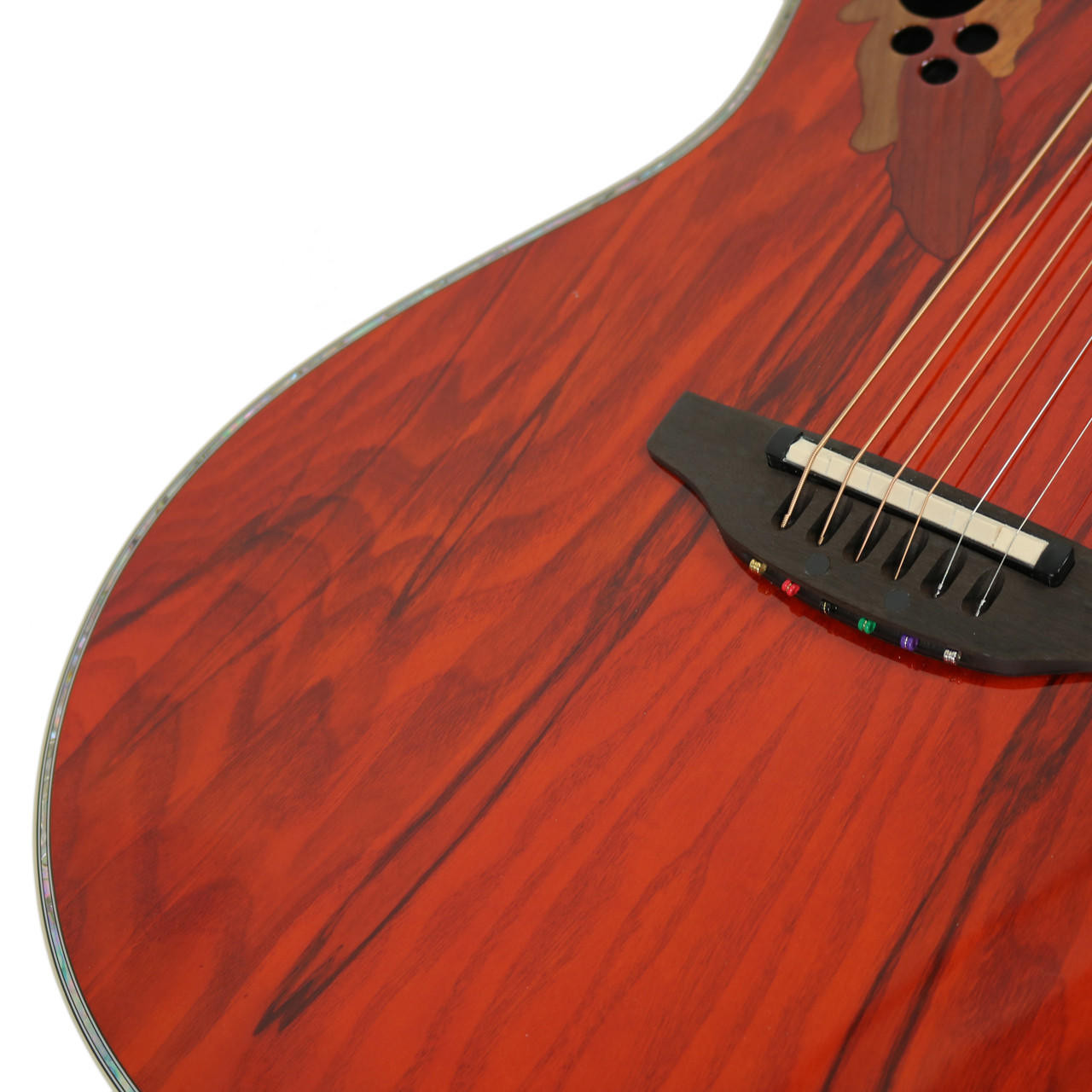 Used Ovation Elite Plus C2078AXP Olive Ash Burl Made in Korea