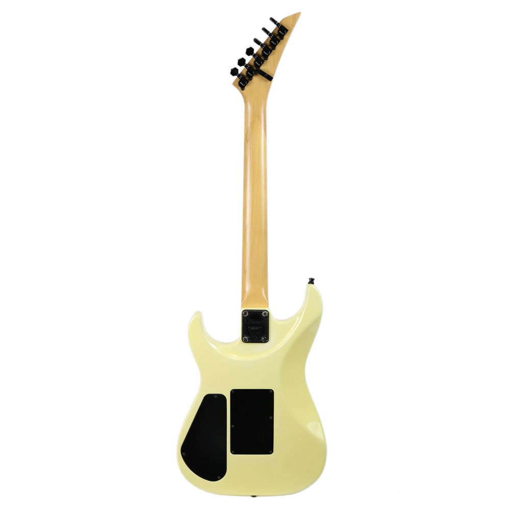 Used Charvel Solid Body Electric Guitar White Pearl Finish | Cream