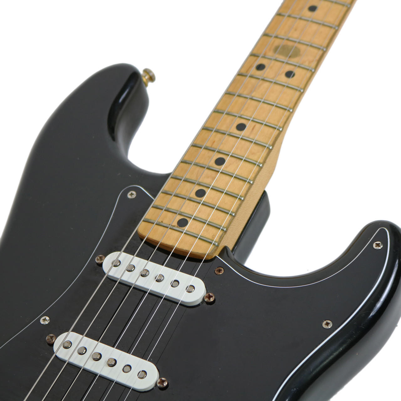 Vintage 1979 Fender Hardtail Stratocaster Black | Cream City