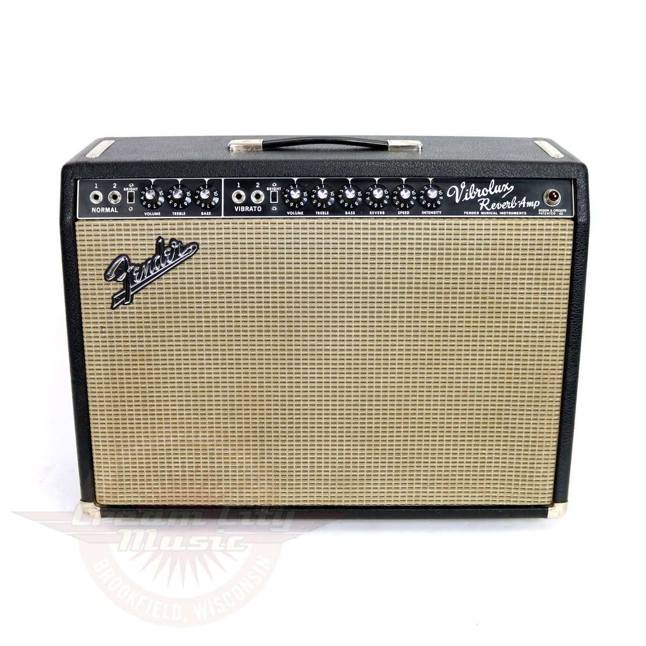Vintage 1966 Fender Vibrolux Reverb 35W 2x10 Tube Combo Amp