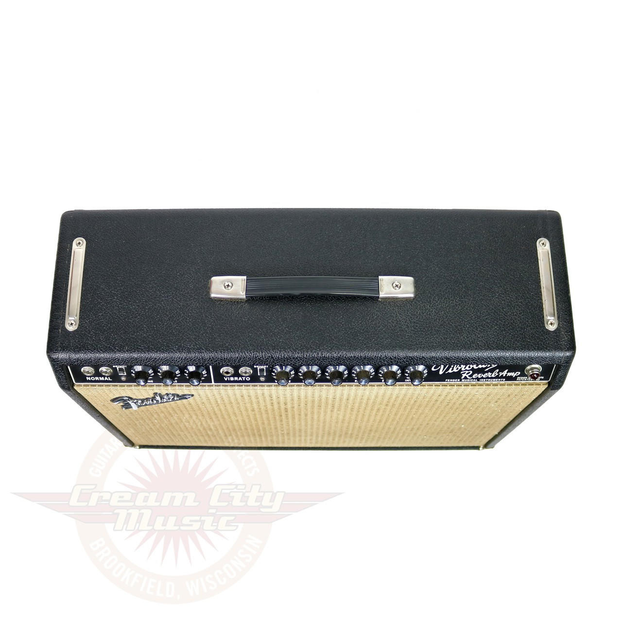 Vintage 1966 Fender Vibrolux Reverb 35W 2x10 Tube Combo Amp