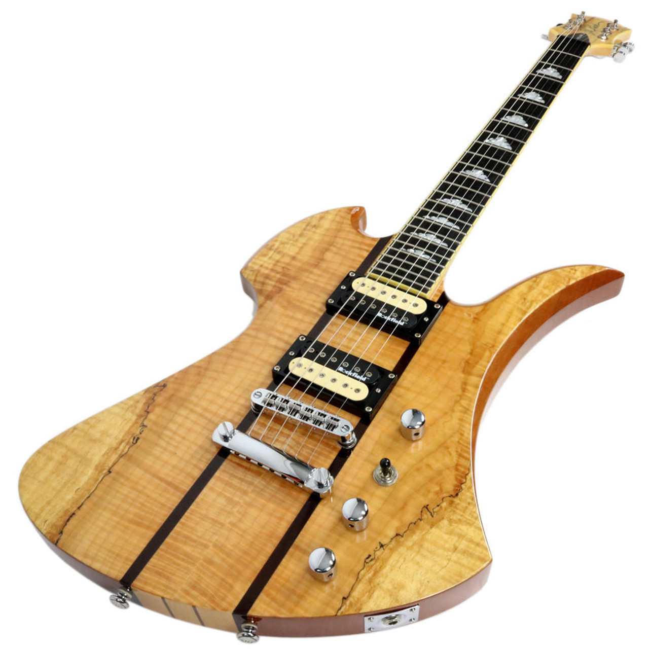 2010 B.C. Rich Mockingbird Exotic Classic Electric Guitar Spalted Maple