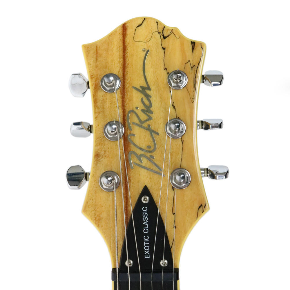 2010 B.C. Rich Mockingbird Exotic Classic Electric Guitar Spalted