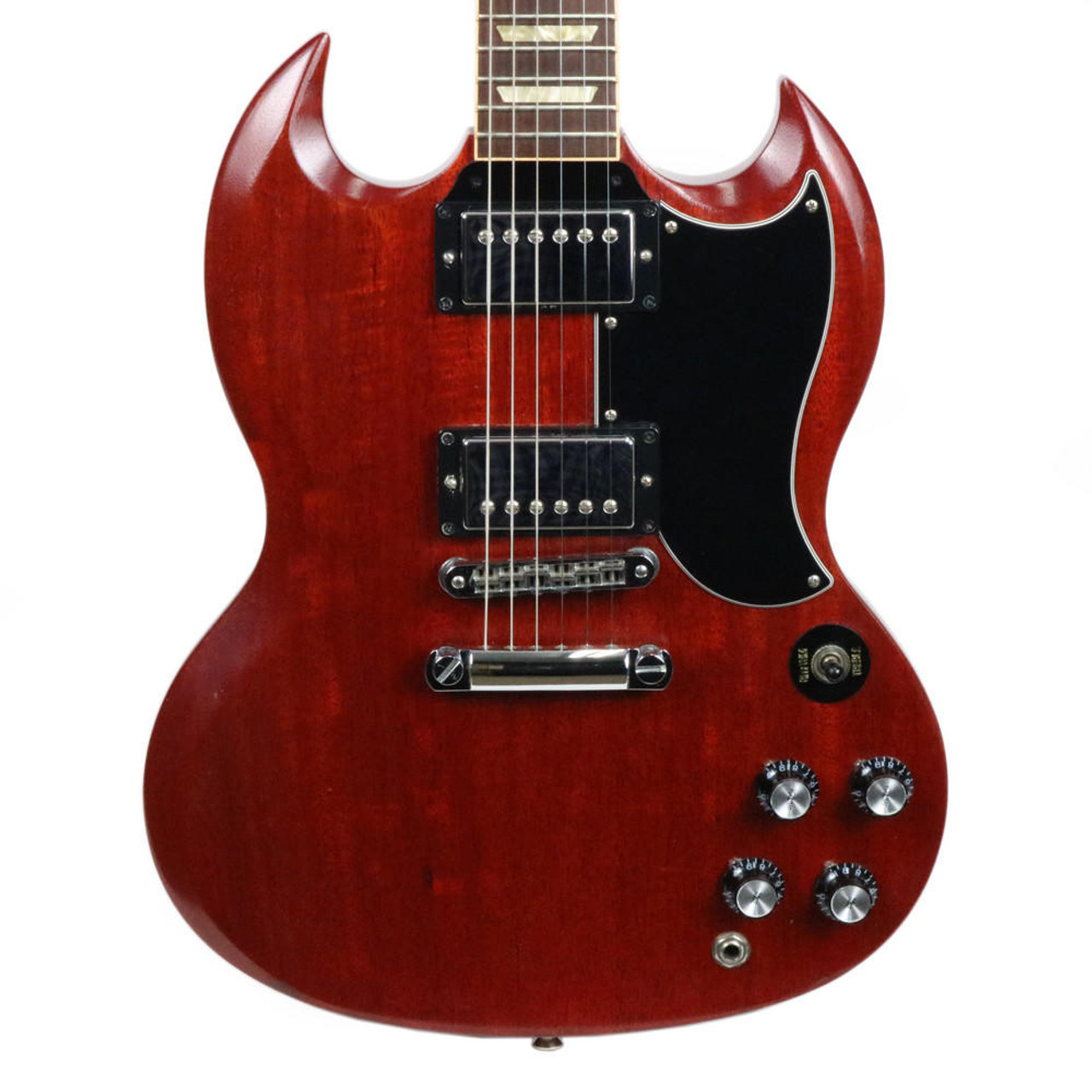 2012 Gibson SG '61 Reissue Satin Electric Guitar Worn Cherry