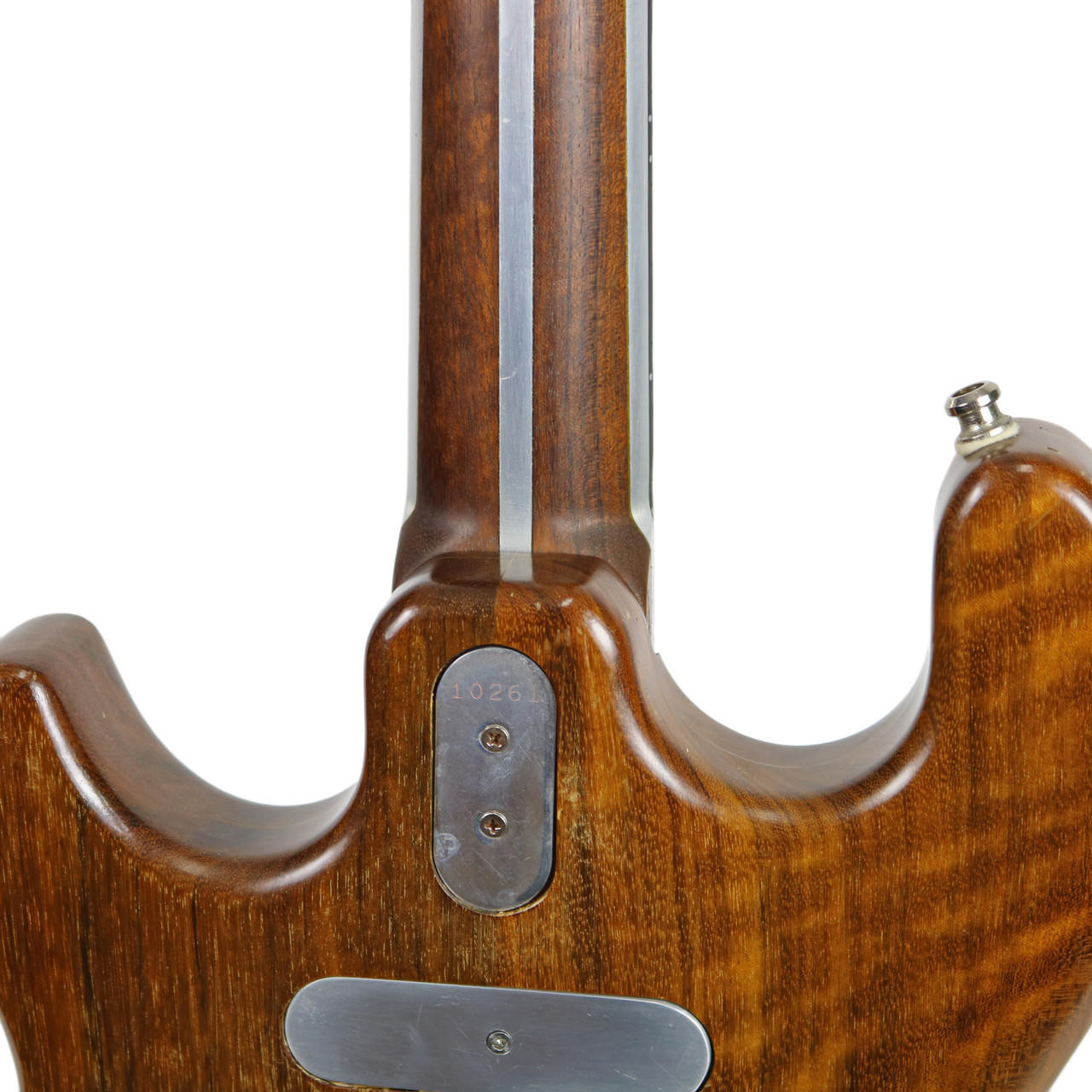 Vintage 1976 Kramer 450G Aluminum Neck Electric Guitar Natural Cream