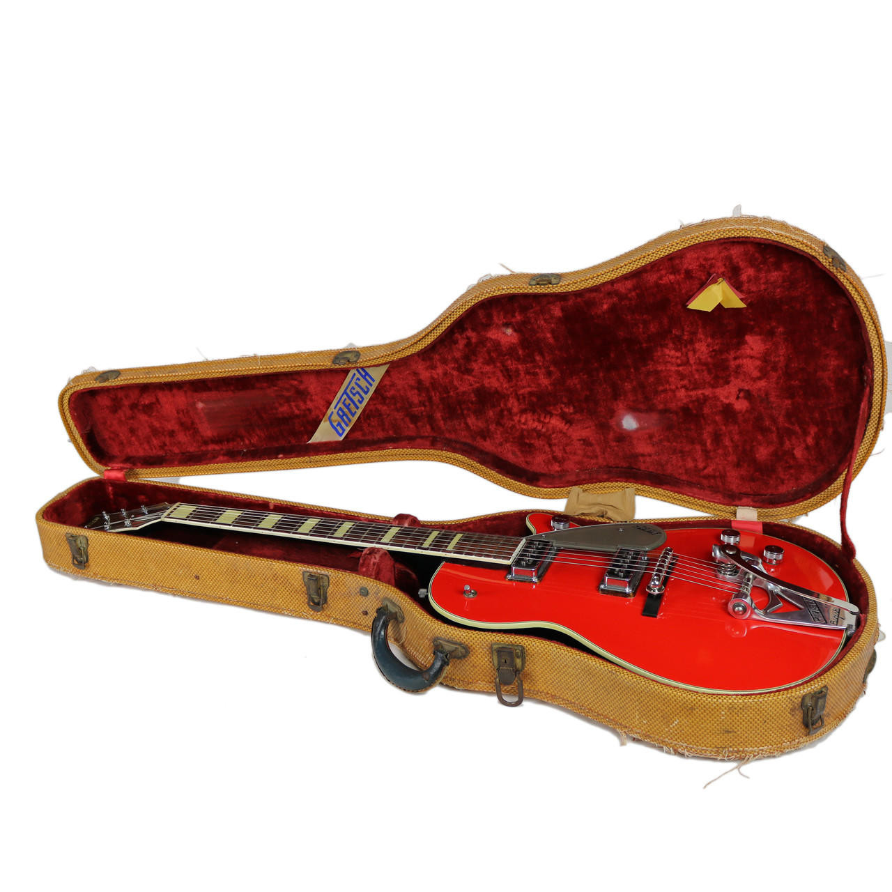 7-25 ジャンク GRETSCH G3150 HISTORIC SERIES エレキギター レッド 赤