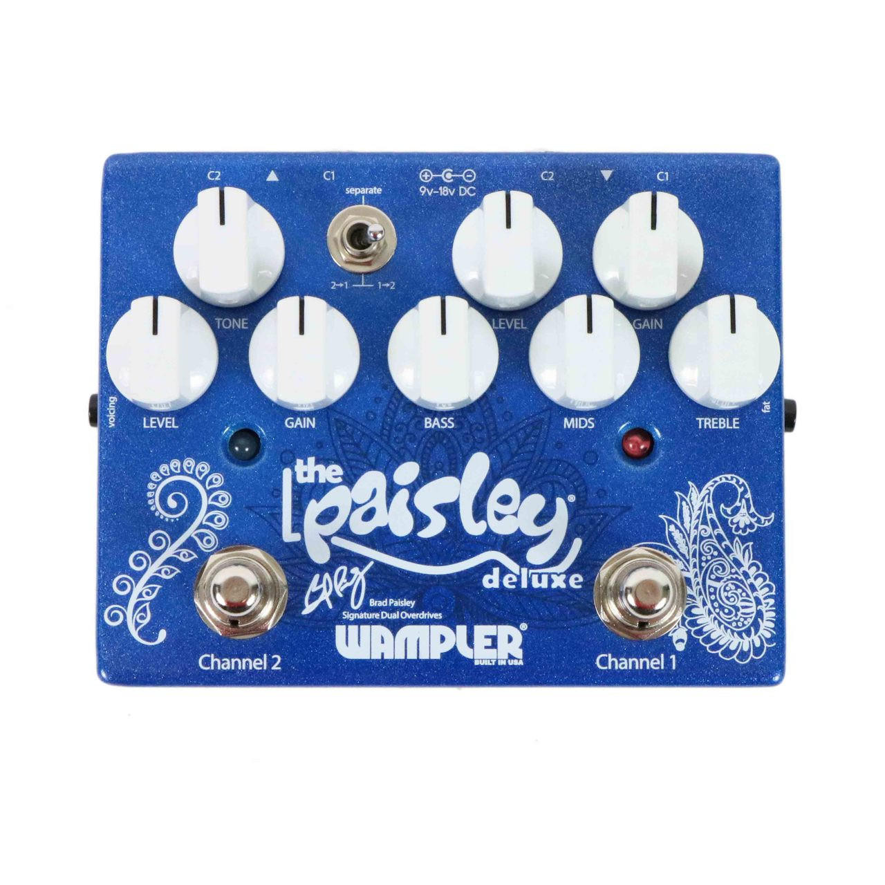 Wampler Paisley Drive Deluxe Dual Overdrive Pedal | Cream City Music