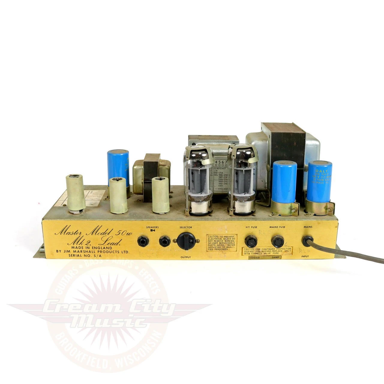 Vintage 1979 Marshall JMP Model 2204 50W Tube Amp Head | Cream 