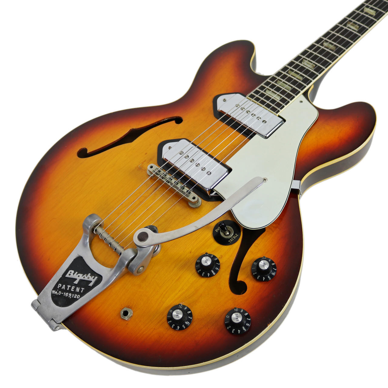 Vintage 1966 Epiphone E230TD Casino Sunburst | Cream City Music