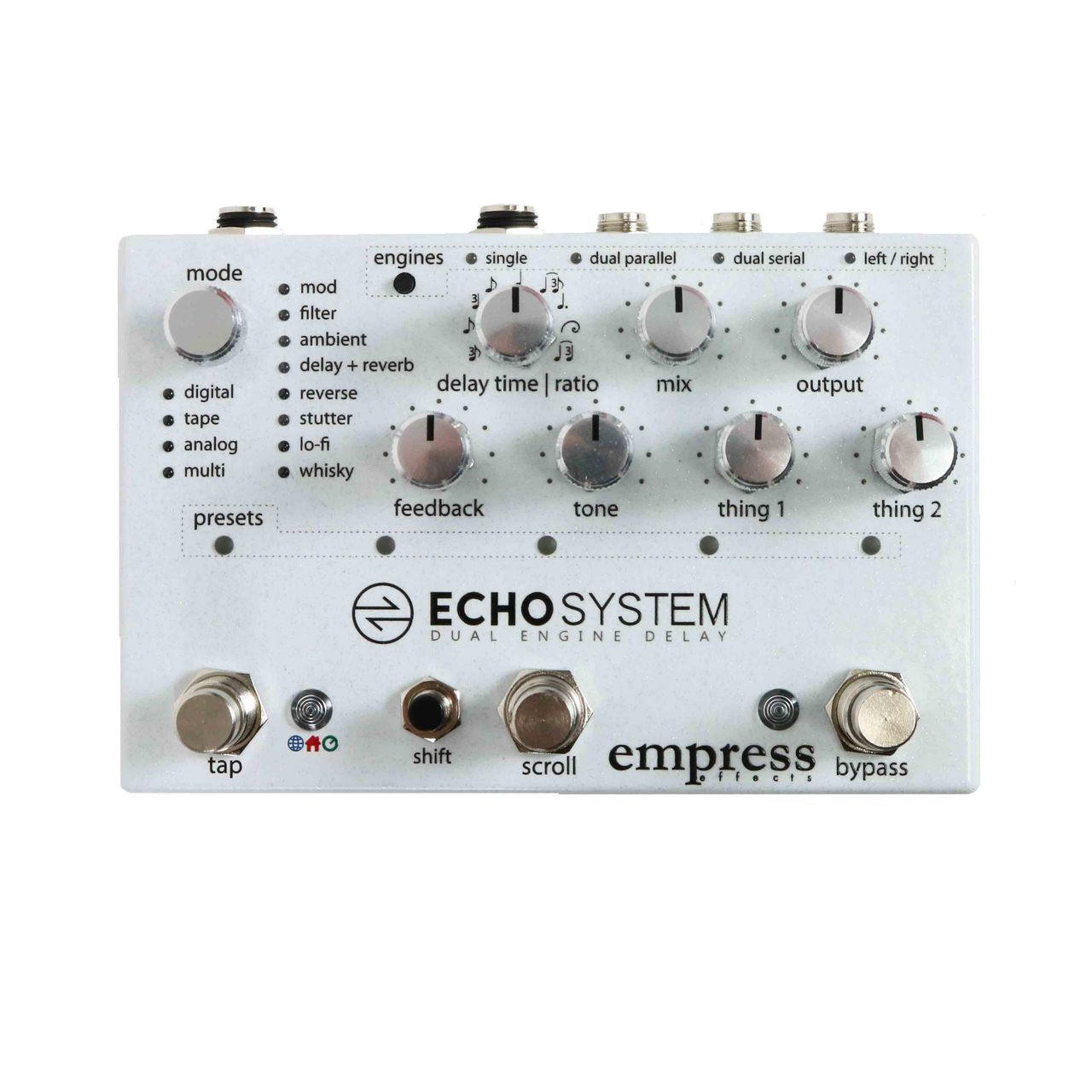 Empress Effects Echosystem Dual System Delay Pedal