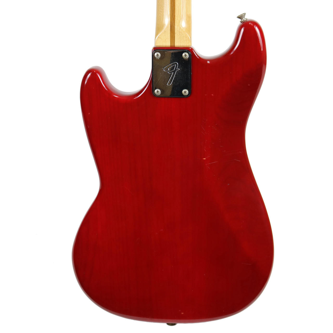 Vintage 1979 Fender Mustang Transparent Red | Cream City Music