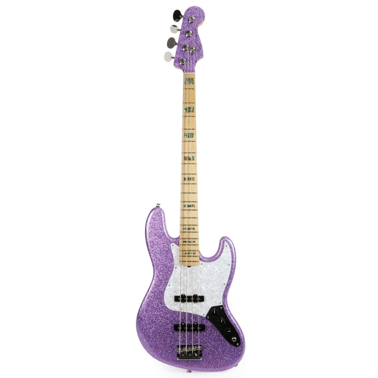 Fender Limited Edition Adam Clayton Jazz Bass in Purple Sparkle