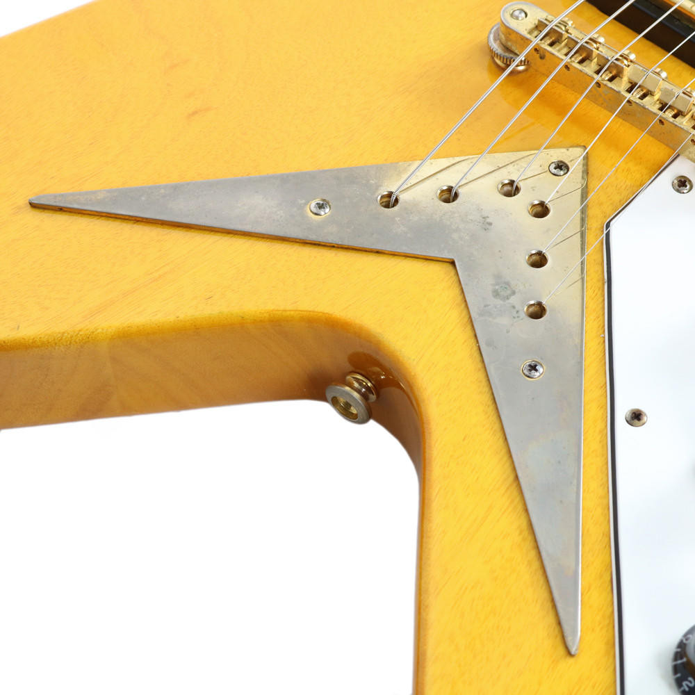 1997 Epiphone Flying V Korina Electric Guitar Natural Finish