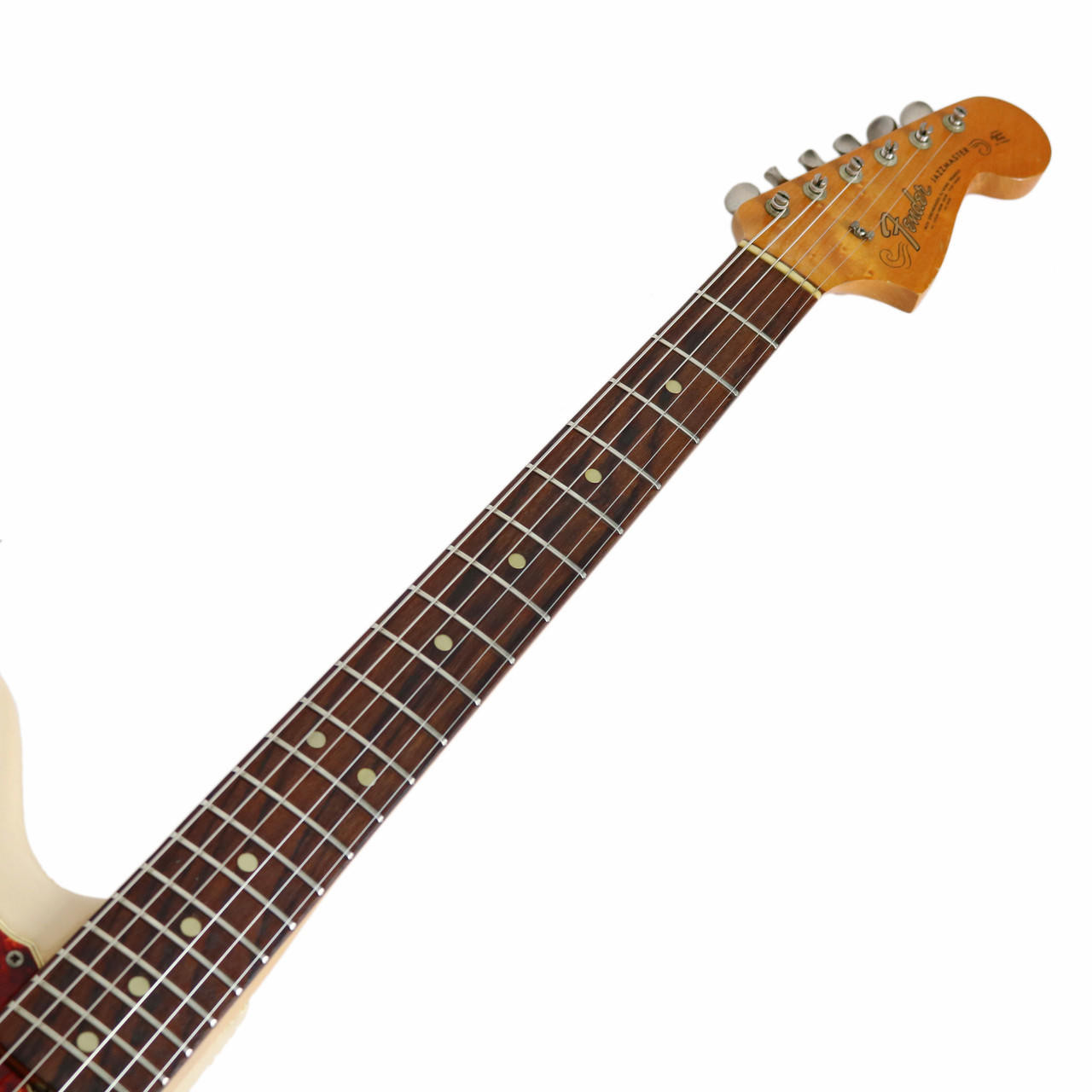 Vintage 1965 Fender Jazzmaster Refinished White | Cream City Music