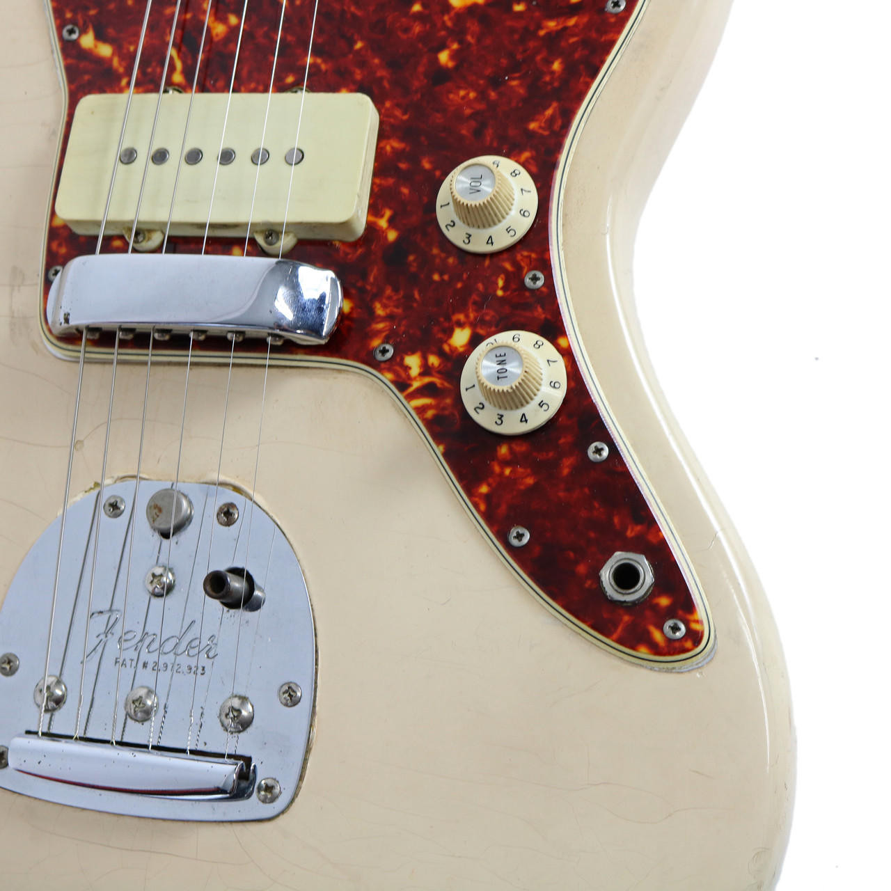 Vintage 1965 Fender Jazzmaster Refinished White