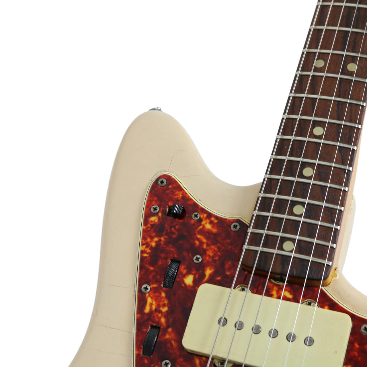 Vintage 1965 Fender Jazzmaster Refinished White | Cream City Music