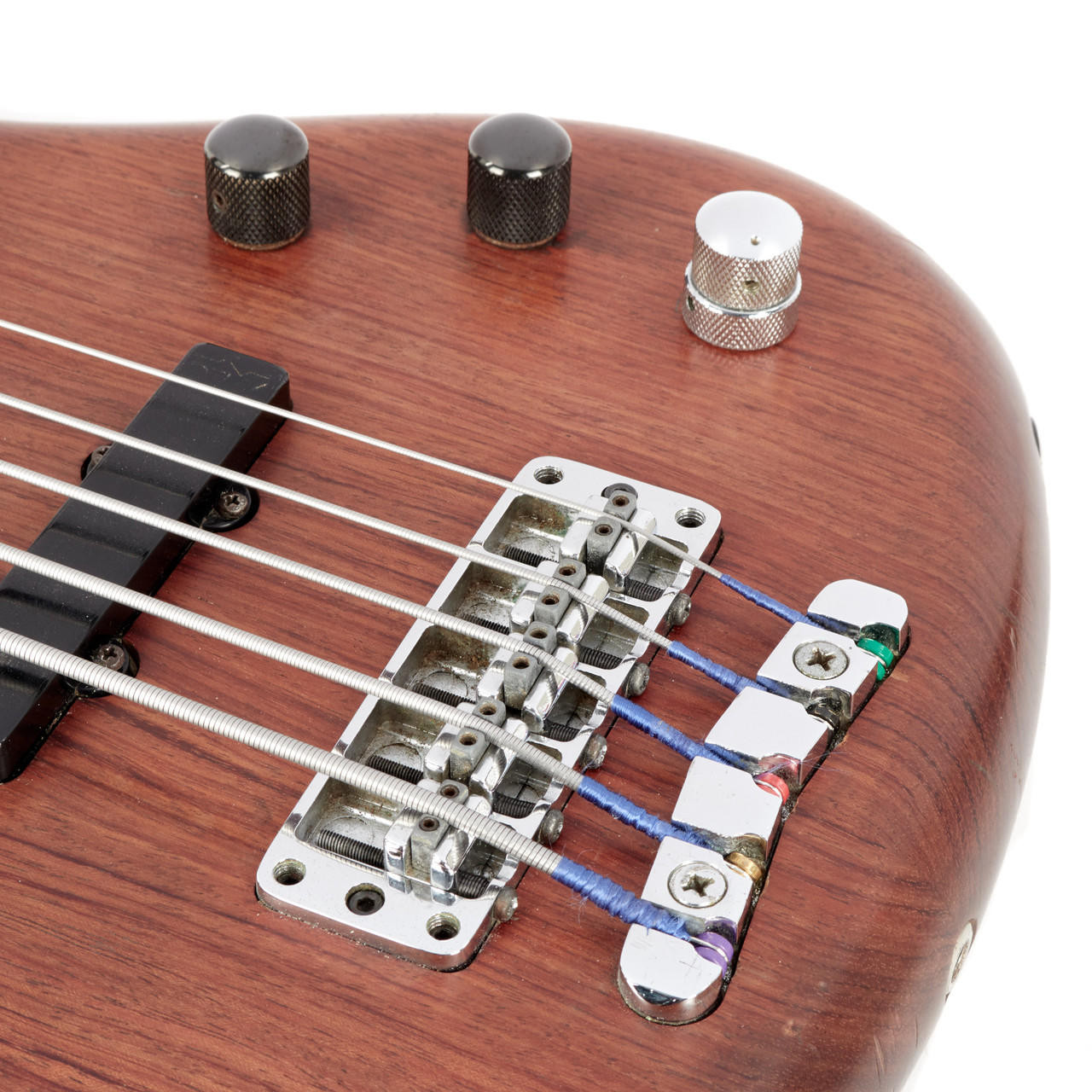 Used Warwick Corvette Standard 5-String Fretless Bass Natural 1998