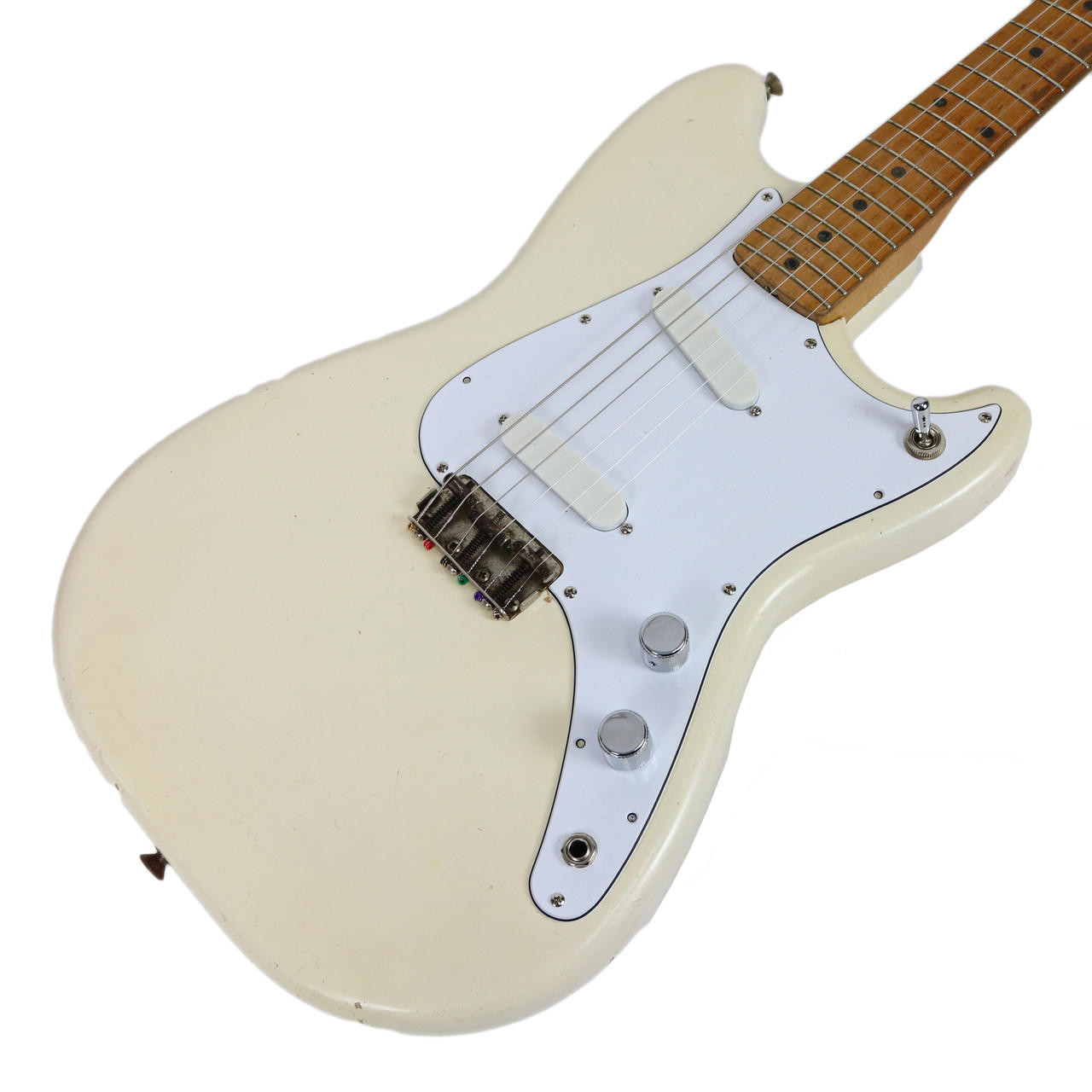 Vintage 1957 Fender Duo-Sonic Refinished White | Cream City Music