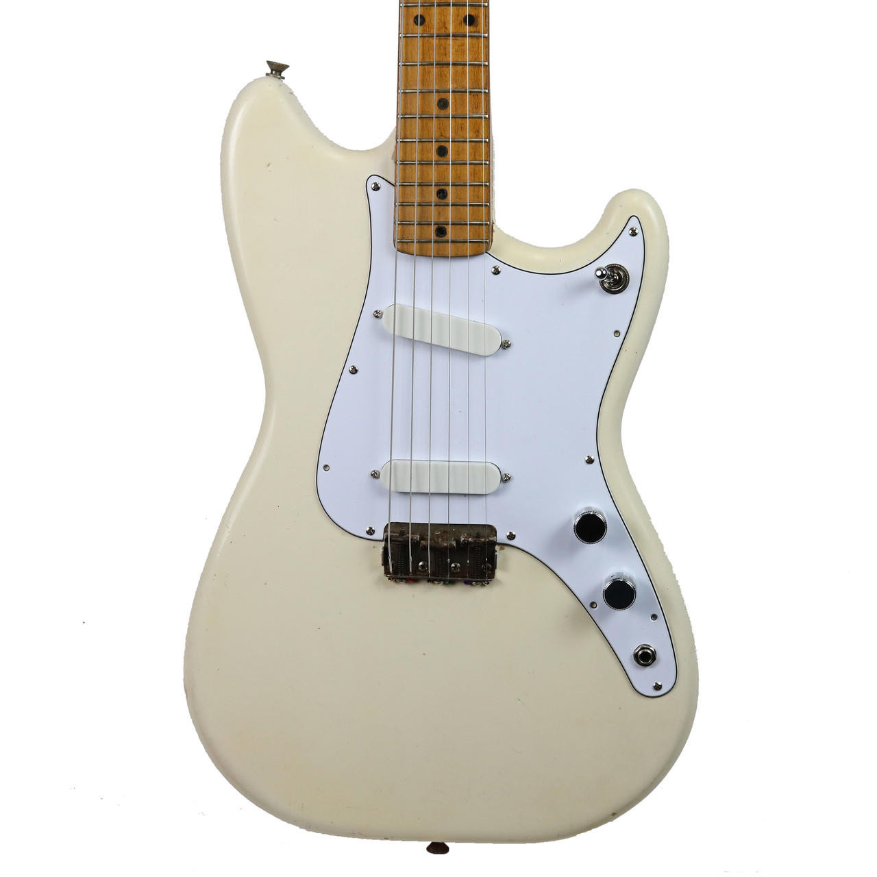 Vintage 1957 Fender Duo-Sonic Refinished White | Cream City Music