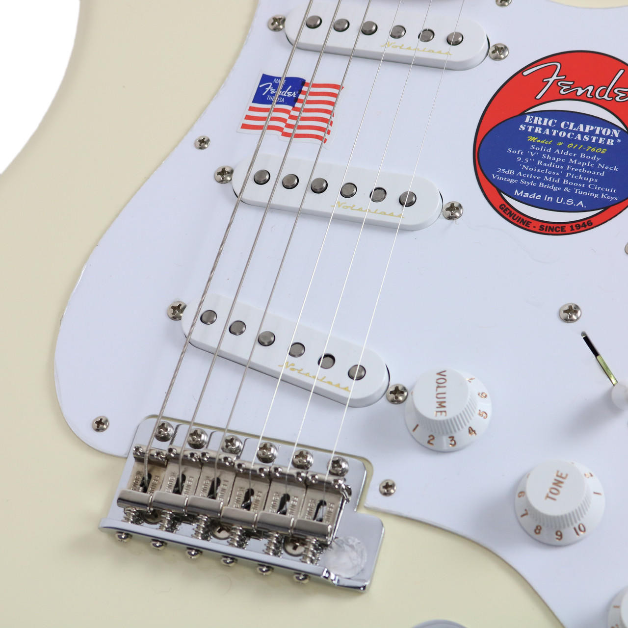 2015 Fender Eric Clapton Signature Stratocaster Olympic White