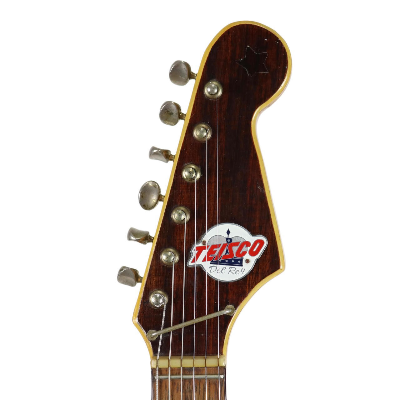 Vintage 1960's Teisco Del Rey Spectrum Electric Guitar Blue Finish