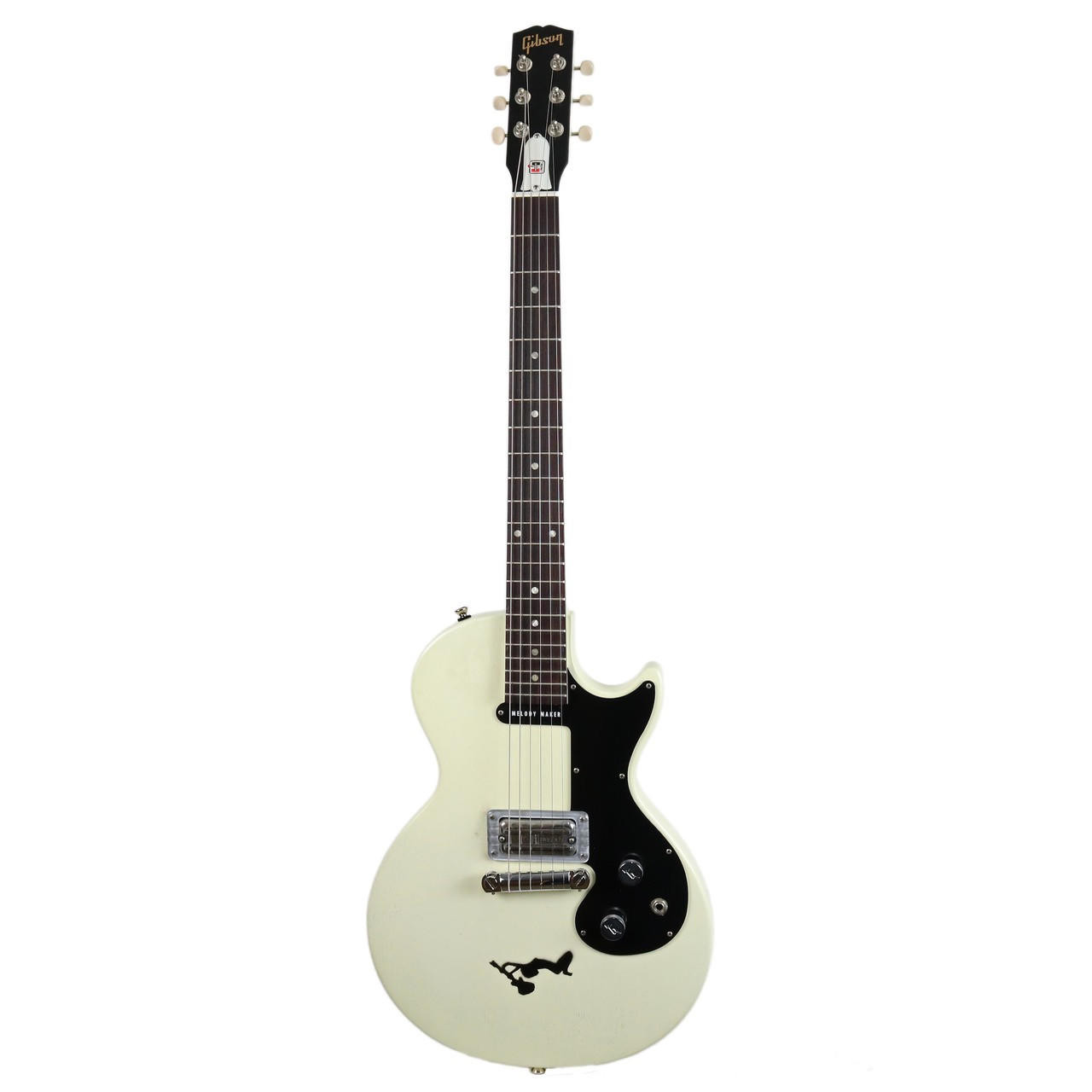 2009 Gibson Melody Maker Electric Guitar Satin White Finish