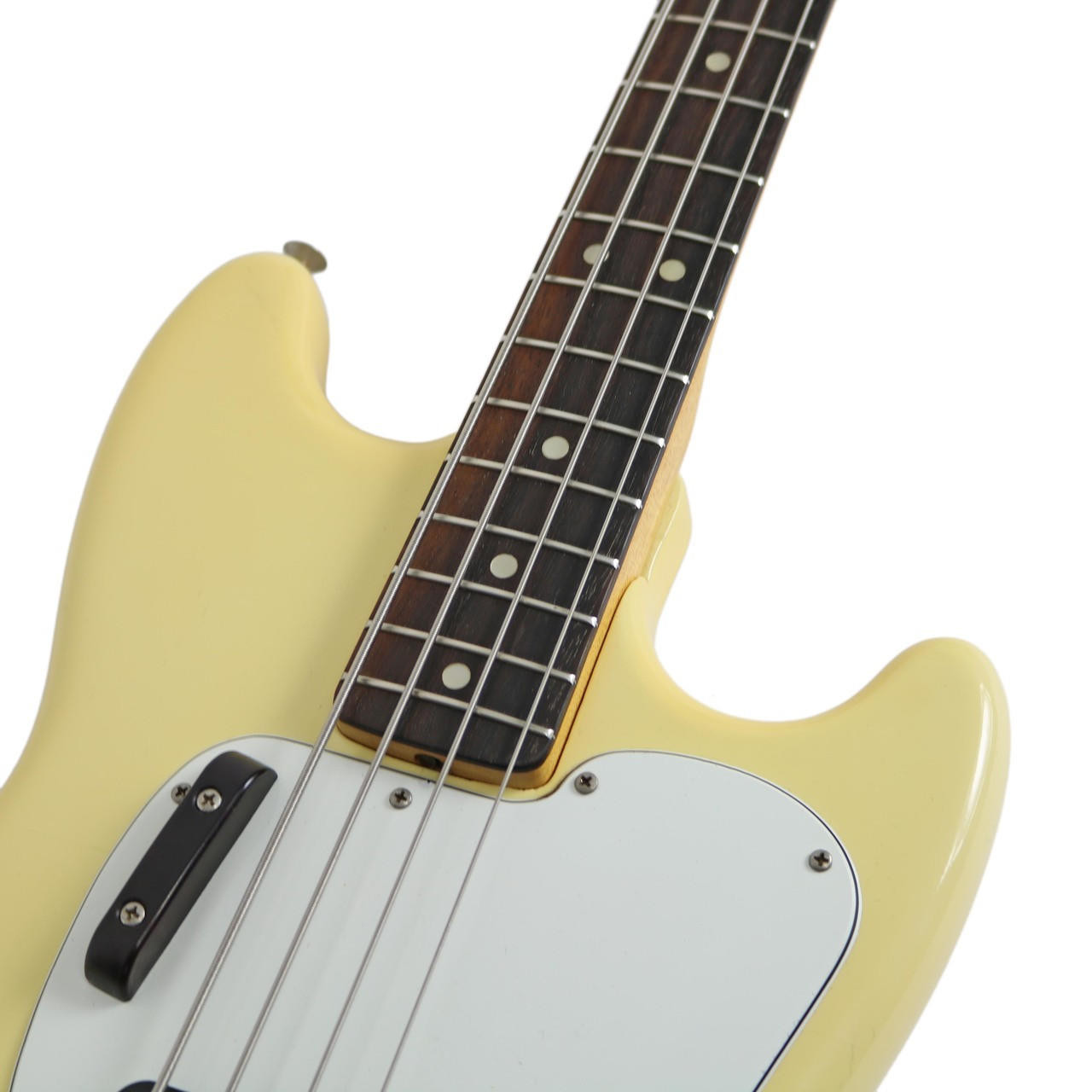 Vintage 1975 Fender Musicmaster Electric Bass Guitar & 1976