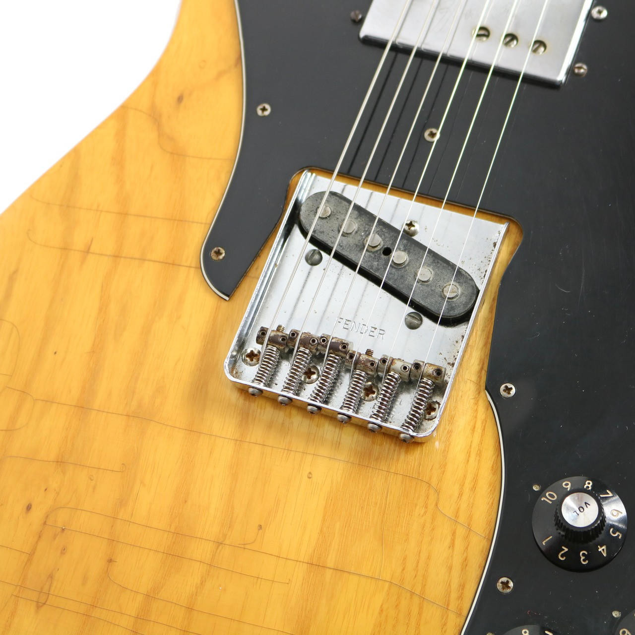 Vintage 1975 Fender Telecaster Custom Electric Guitar Natural