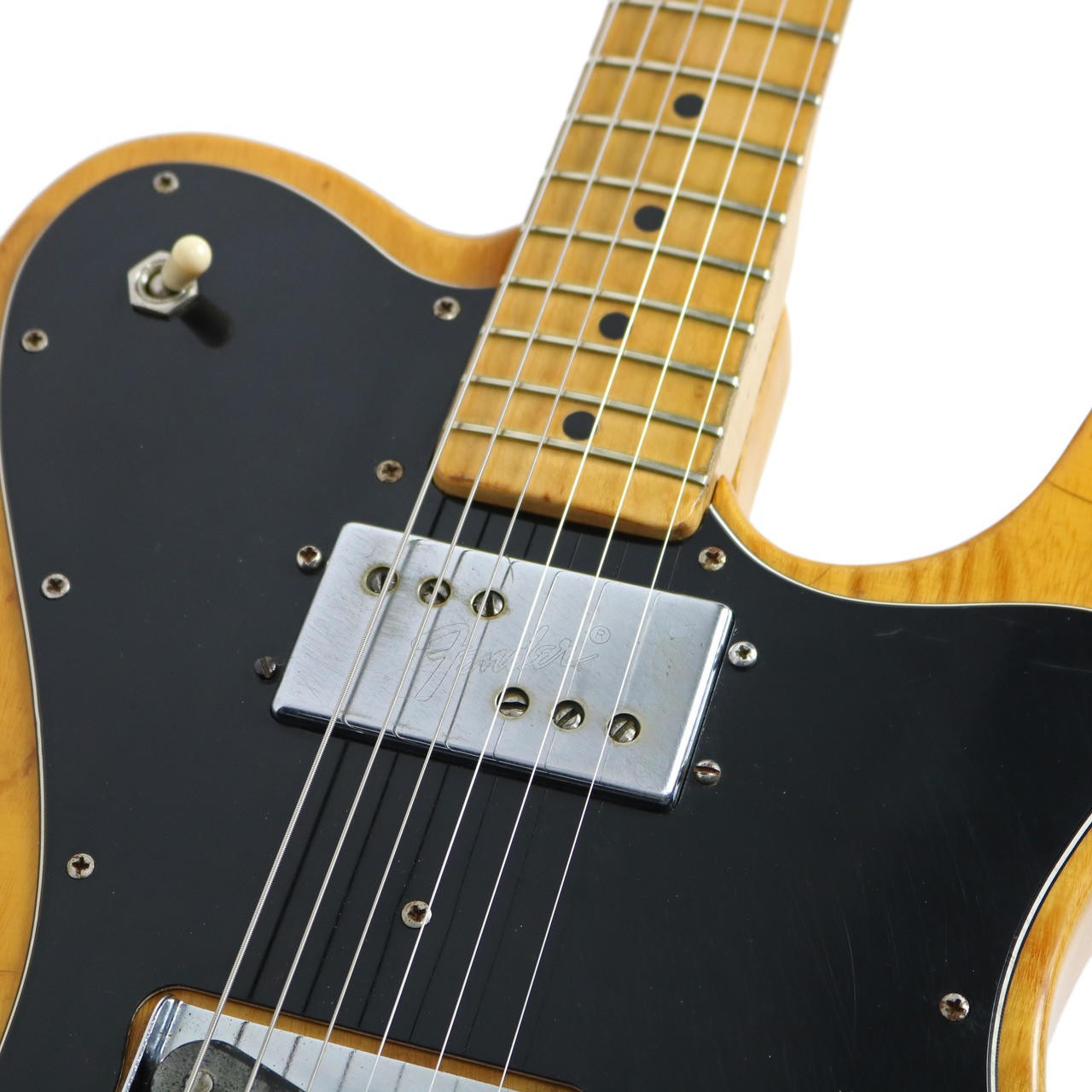 Vintage 1975 Fender Telecaster Custom Electric Guitar Natural
