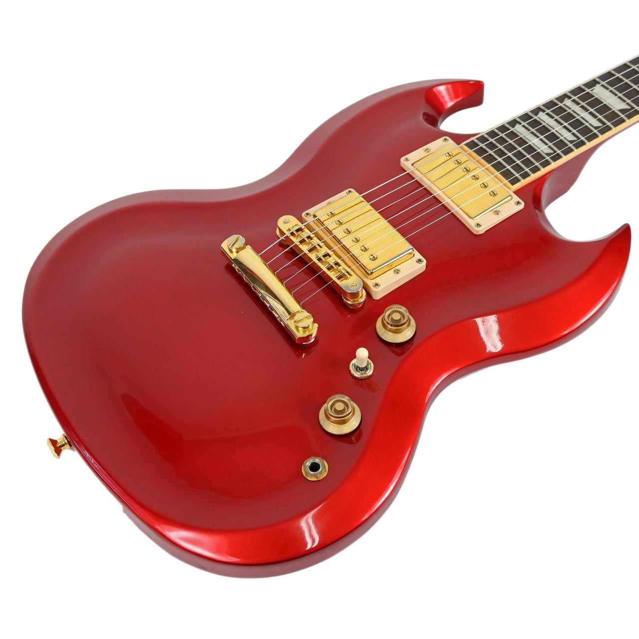 2008 Gibson SG Diablo Guitar Of The Month Metallic Red Finish